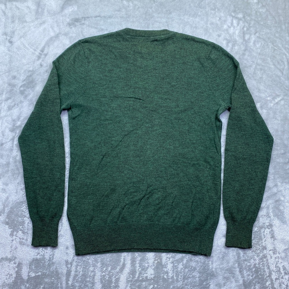 Scotch Soda Amsterdam Couture Green Heathered Crew Neck Sweater‎ Men's Size S - Picture 8 of 10